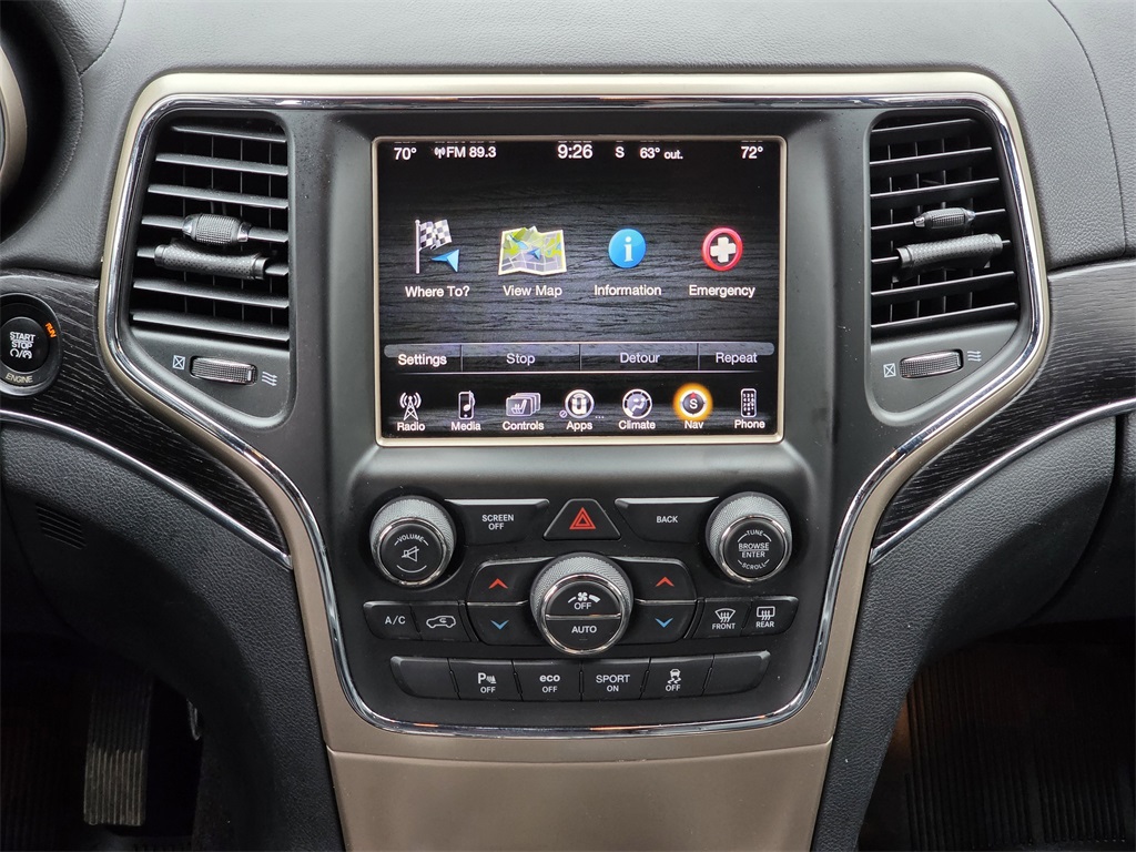 2016 Jeep Grand Cherokee Summit Black at Durrett Motor Company