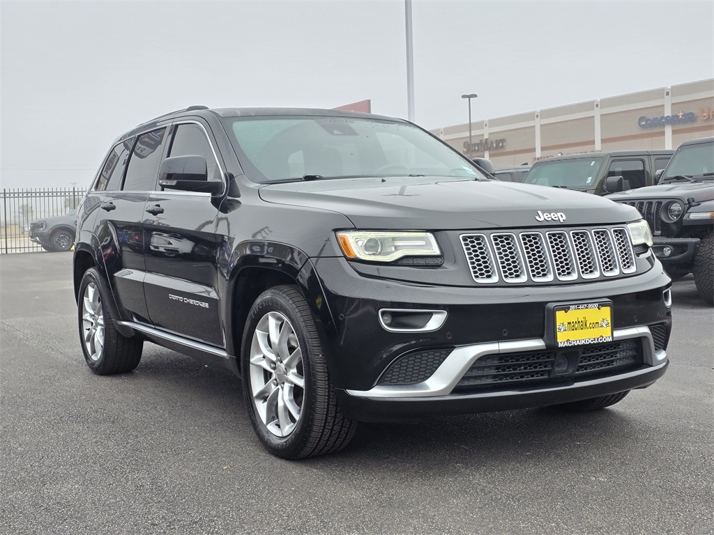 2016 Jeep Grand Cherokee Summit Black at Durrett Motor Company