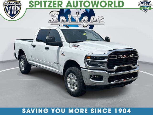 Bright White Clearcoat 2025 RAM 2500 Pickup Truck Four-Wheel Drive 8-Speed Automatic