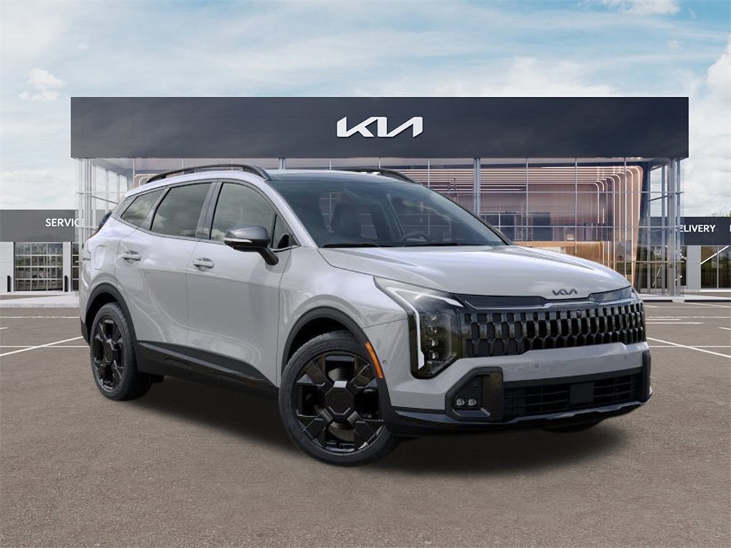 2026 Kia Sportage Plug-In Hybrid X-Line Prestige Gray at DeMontrond Automotive Group