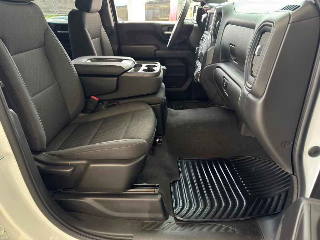 2022 Chevrolet Silverado 1500 Custom White at Wharton Chevrolet GMC