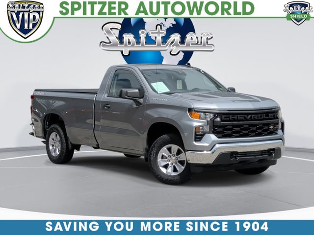 Sterling Gray Metallic 2025 Chevrolet Silverado 1500 Pickup Truck Four-Wheel Drive 8-Speed Automatic