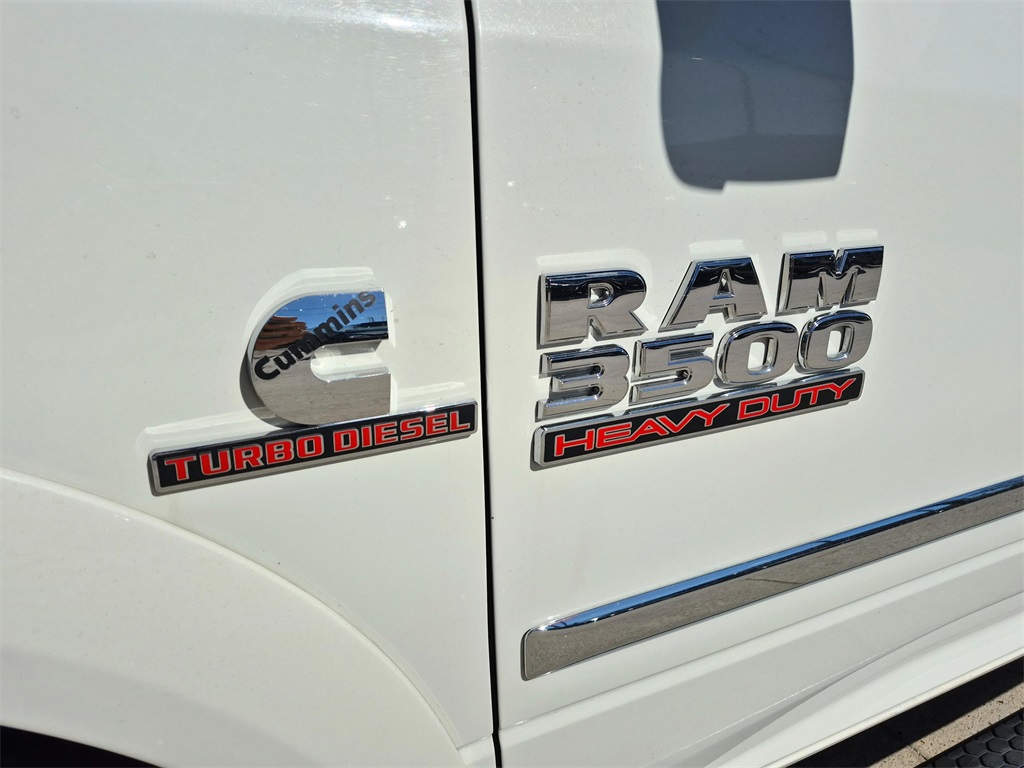 2017 Ram 3500 Laramie White at Texan Dodge Chrysler Jeep Ram