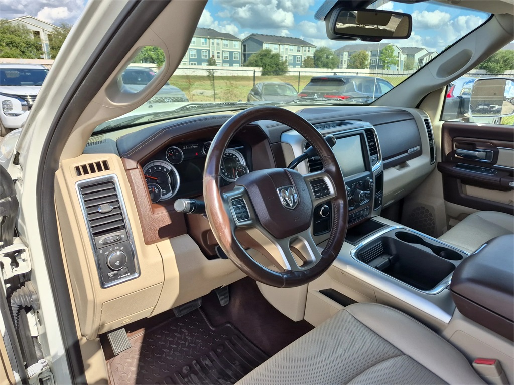 2017 Ram 3500 Laramie White at Texan Dodge Chrysler Jeep Ram