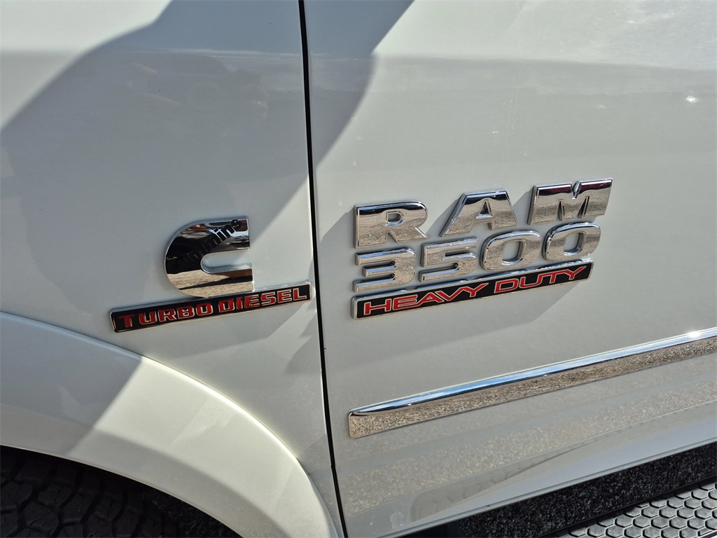 2017 Ram 3500 Laramie White at Texan Dodge Chrysler Jeep Ram