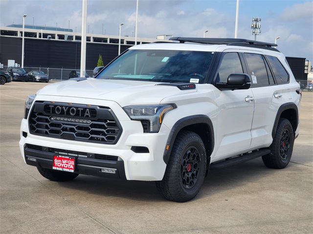 2026 Toyota Sequoia TRD Pro White at Classic Toyota Galveston
