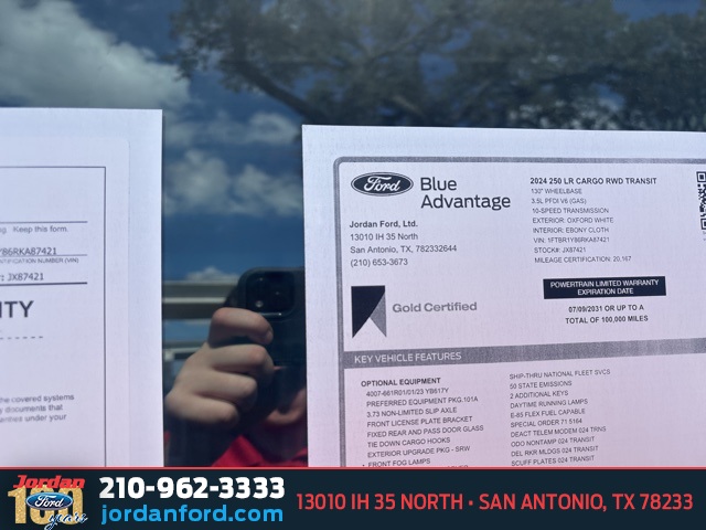 Used Car 2024 Ford Transit-250  Base For Sale In San Antonio, Texas