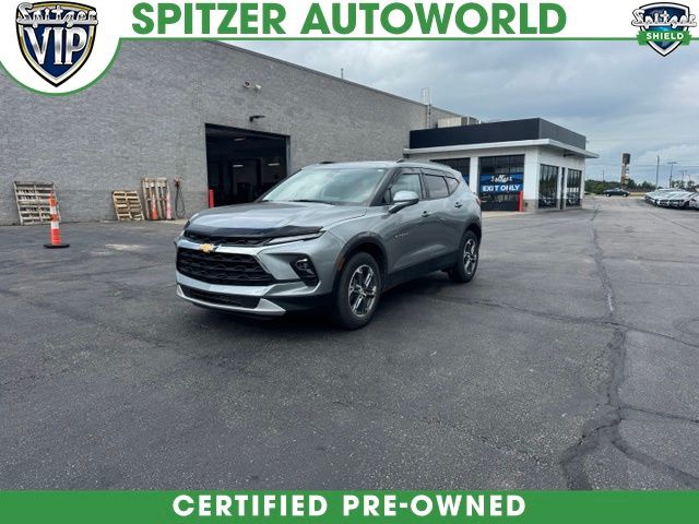 Sterling Gray Metallic 2024 Chevrolet Blazer SUV / Crossover All-Wheel Drive Automatic