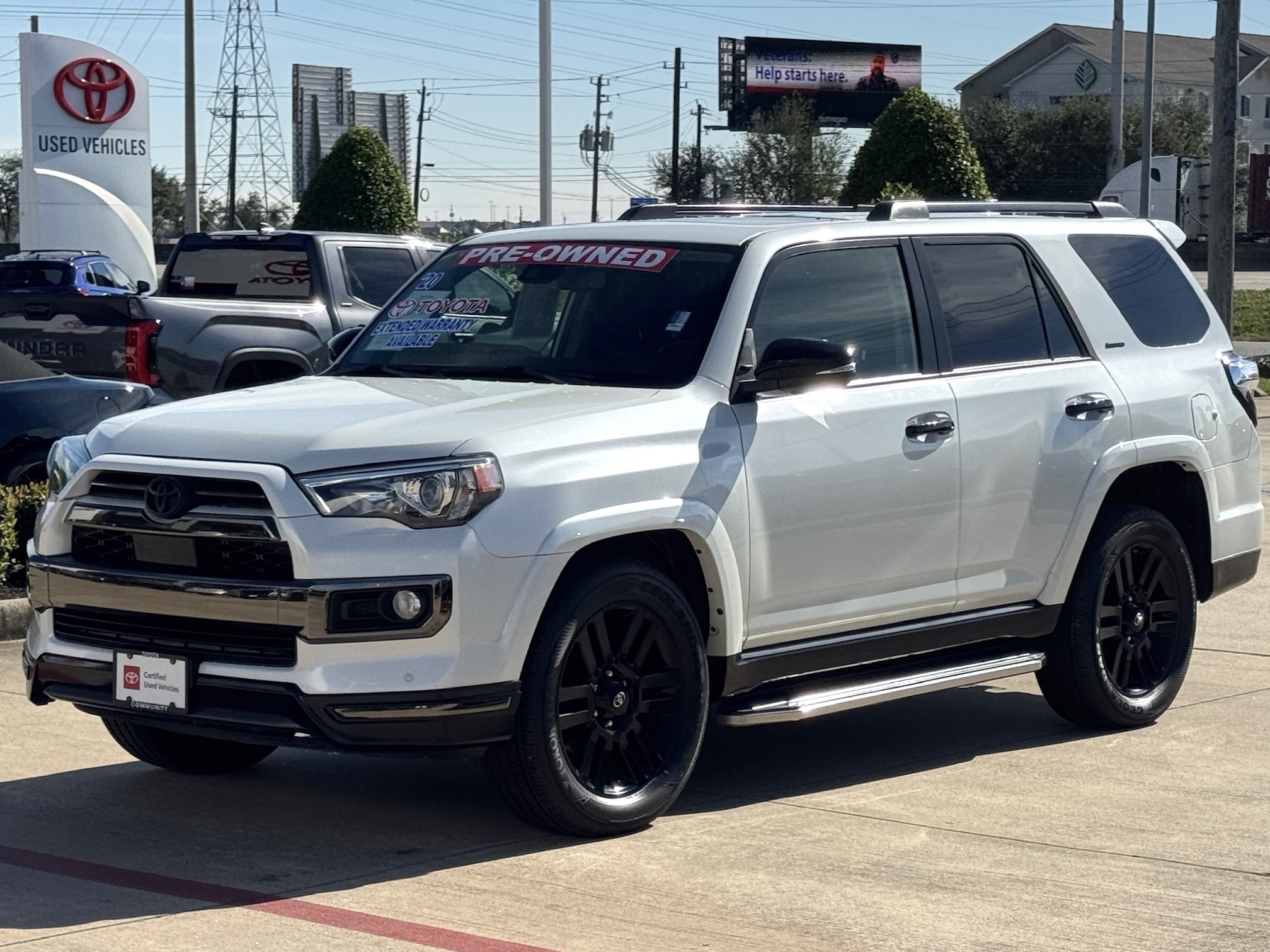 2020 Toyota 4Runner SR5 White at Emmons Autoplex