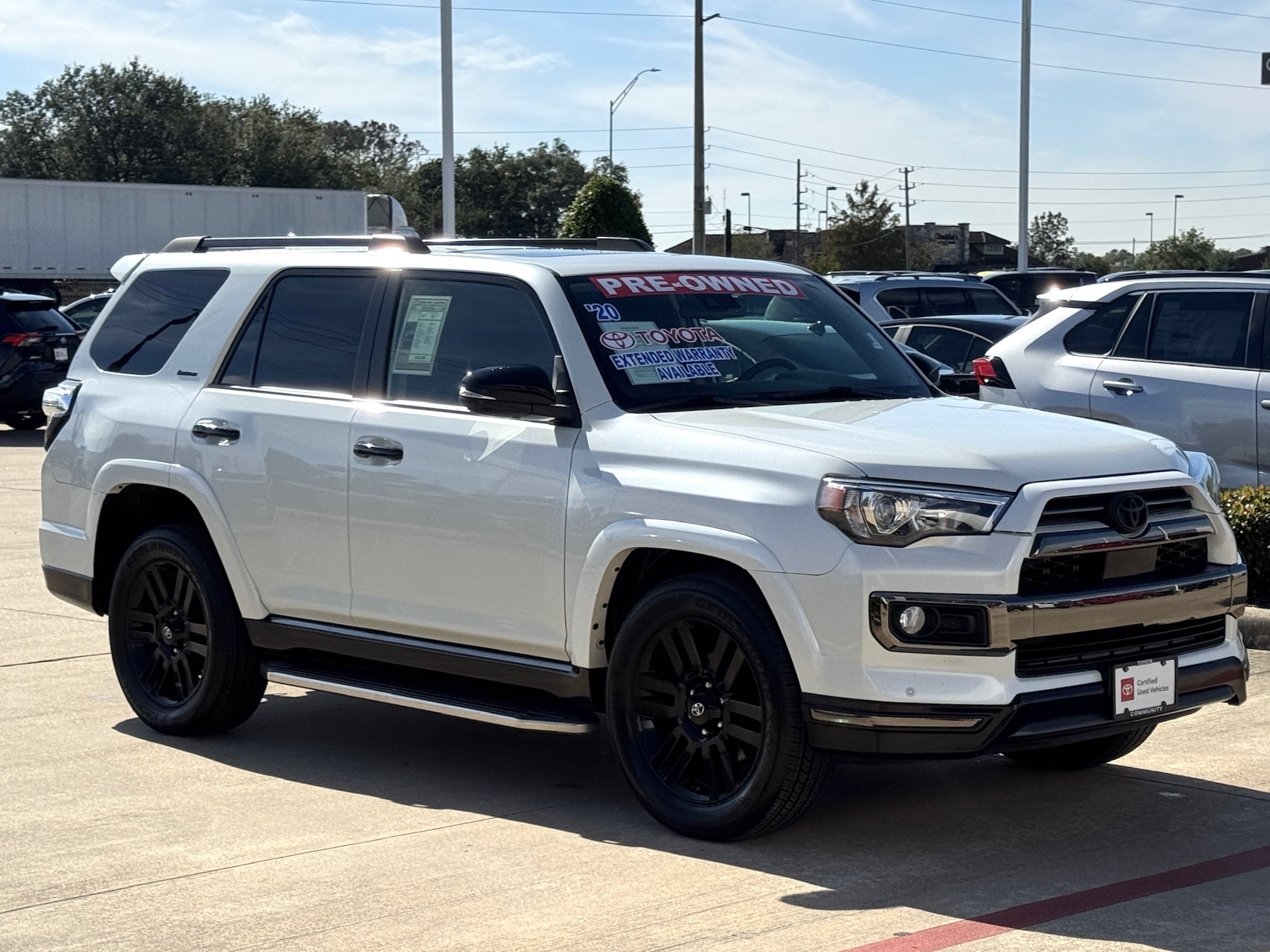 2020 Toyota 4Runner SR5 White at Emmons Autoplex