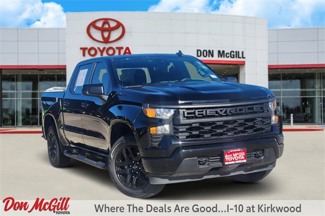 2023 Chevrolet Silverado 1500 Custom Black at Shottenkirk Kia Fort Bend