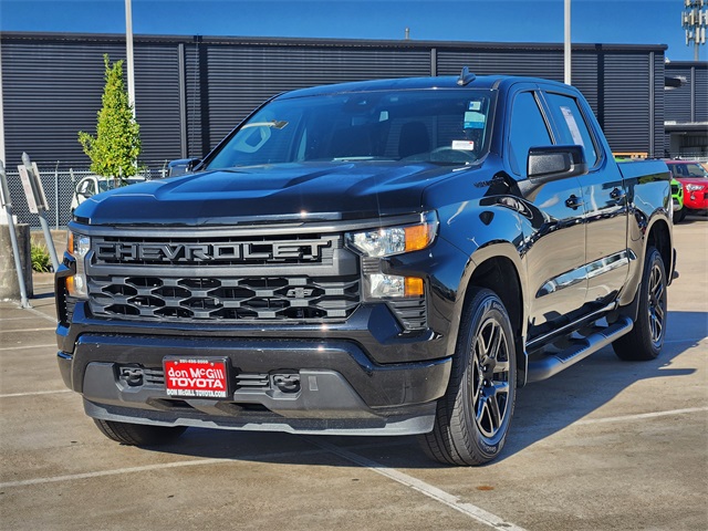 2023 Chevrolet Silverado 1500 Custom Black at Shottenkirk Kia Fort Bend