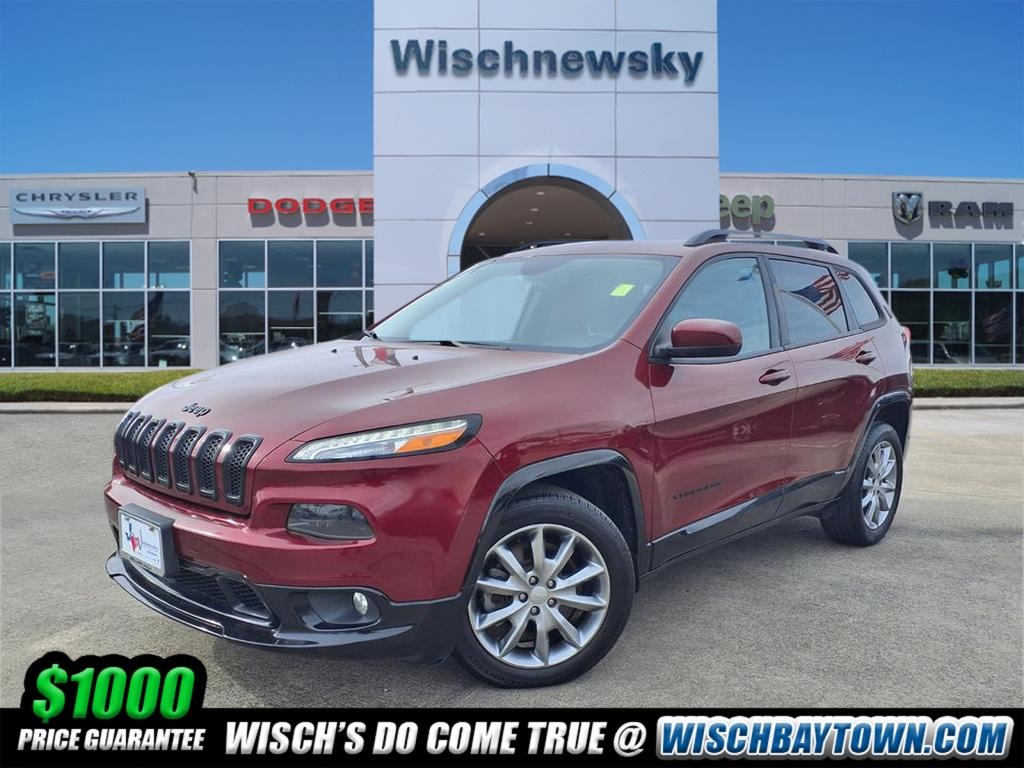 2018 Jeep Cherokee Latitude Red at AutoSavvy Houston Northwest