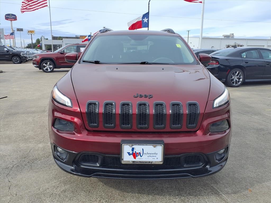2018 Jeep Cherokee Latitude Red at AutoSavvy Houston Northwest