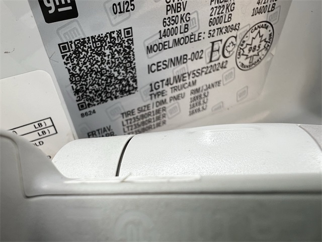 2025 GMC Sierra 3500HD Denali White at Big Star Buick GMC