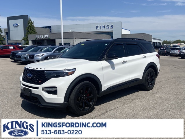 White Metallic 2020 Ford Explorer ST AWD SUV / Crossover All-Wheel Drive Automatic