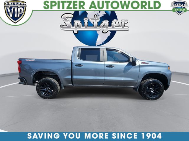 Gray (Satin Steel Metallic) 2019 Chevrolet Silverado 1500 Pickup Truck Four-Wheel Drive Automatic