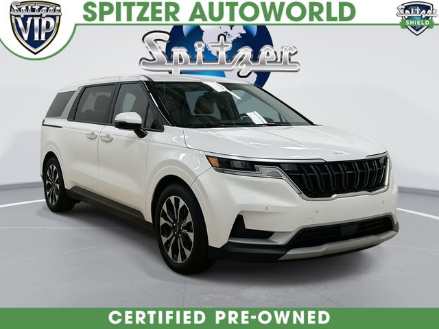 Snow White Pearl 2024 Kia Carnival EX FWD Minivan Front-Wheel Drive 8-Speed Automatic