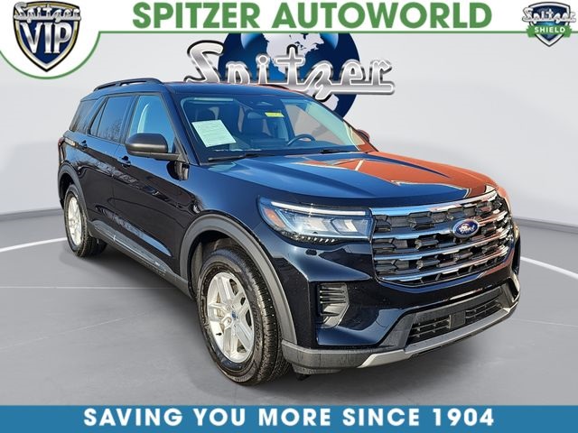 Agate Black Metallic 2025 Ford Explorer Active AWD SUV / Crossover All-Wheel Drive Automatic