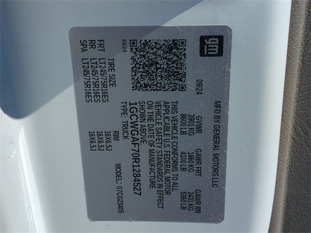 2024 Chevrolet Express 2500 Work Van for sale at PATRIOT CHEVROLET OF LIMERICK