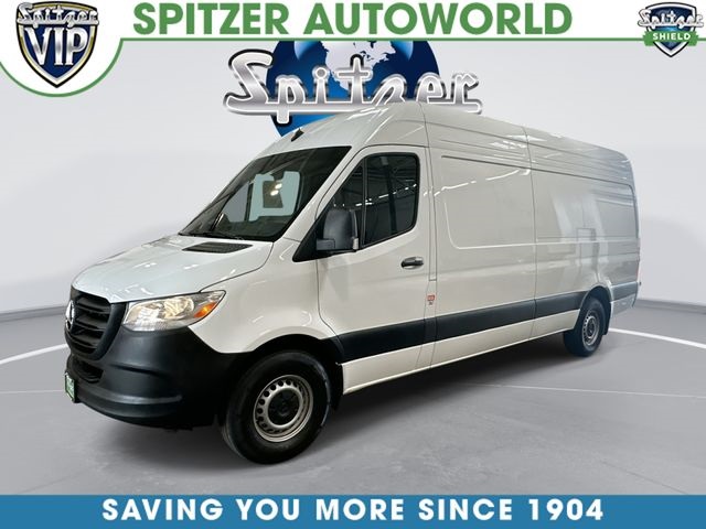 White 2025 Mercedes-Benz Sprinter Cargo Van Rear-Wheel Drive 9-Speed Automatic