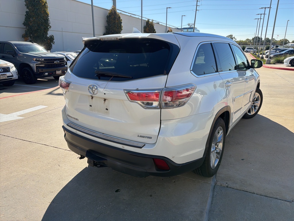 2014 Toyota Highlander Limited White at Emmons Autoplex