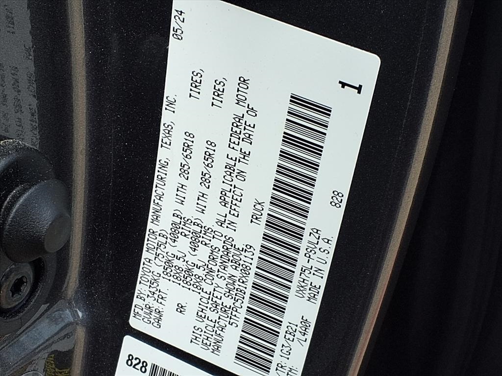 2024 Toyota Tundra Hybrid TRD Pro  at Gullo Toyota