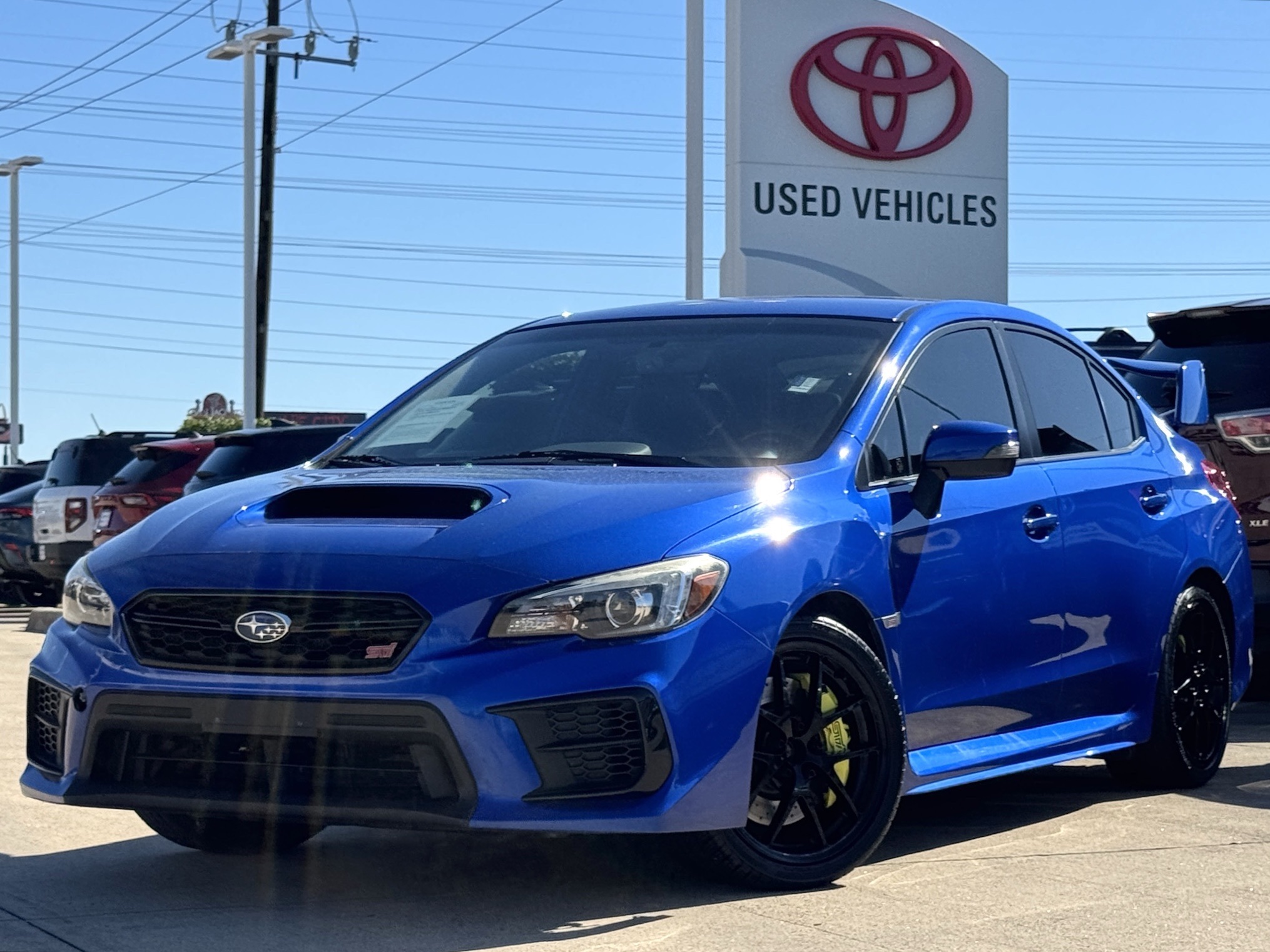 2020 Subaru WRX STi Blue at Emmons Autoplex