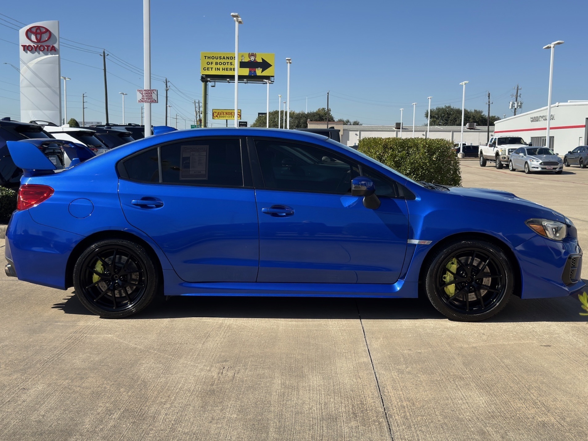 2020 Subaru WRX STi Blue at Emmons Autoplex
