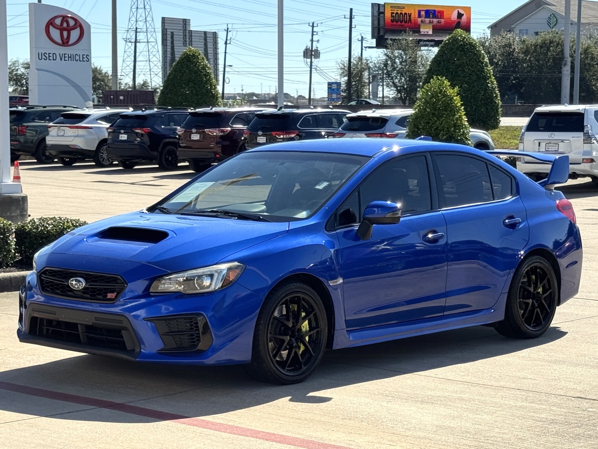 2020 Subaru WRX STi Blue at Emmons Autoplex