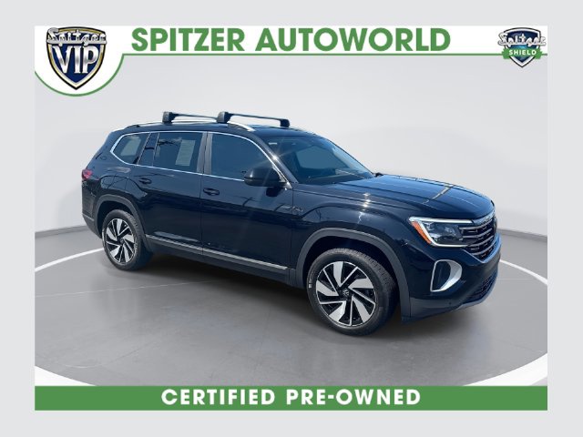 Deep Black Pearl 2024 Volkswagen Atlas SUV / Crossover All-Wheel Drive 8-Speed Automatic