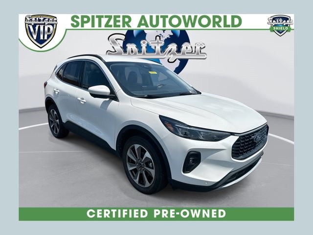 Star White Metallic Tri-Coat 2024 Ford Escape SUV / Crossover All-Wheel Drive 8-Speed Automatic