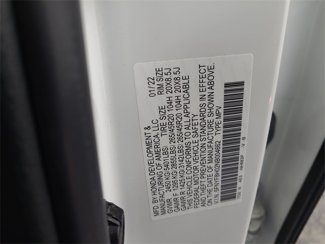 2022 – Honda – Passport