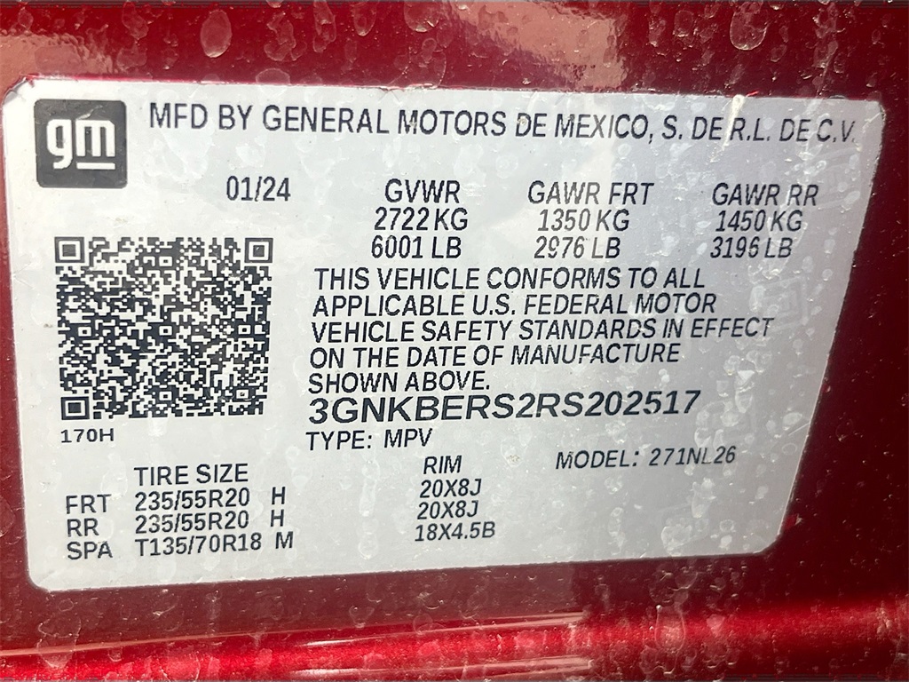 2024 Chevrolet Blazer RS Red at Classic Elite Chevrolet Hwy 6