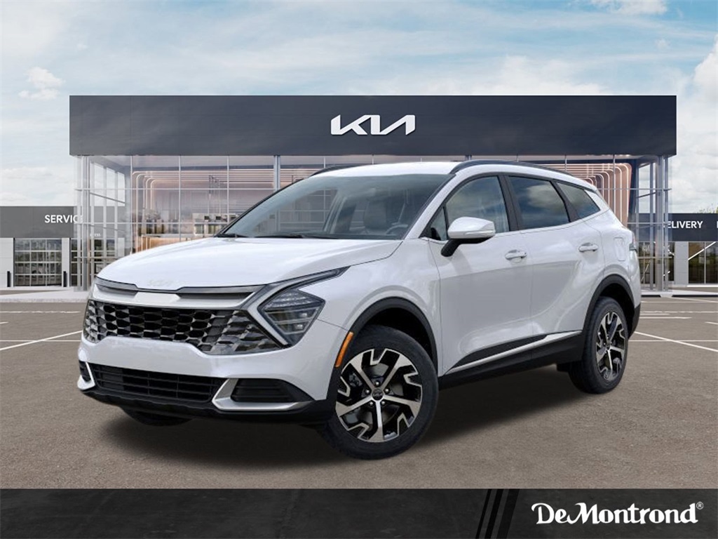 2025 Kia Sportage Hybrid EX White at Shottenkirk Kia Fort Bend