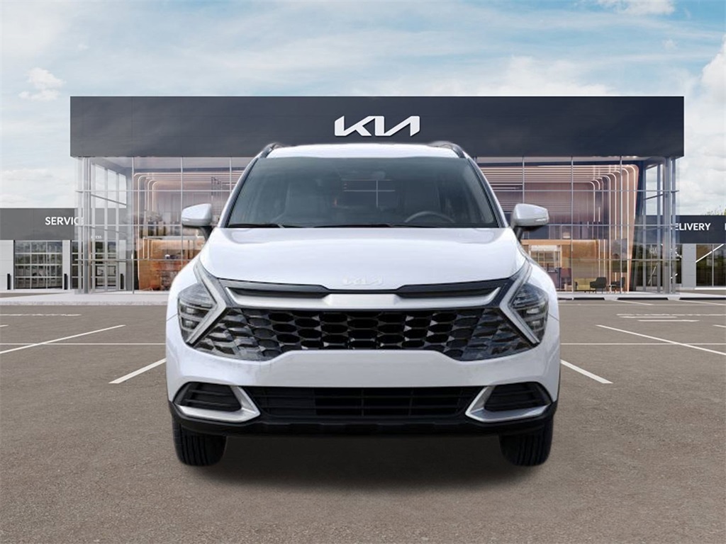 2025 Kia Sportage Hybrid EX White at Shottenkirk Kia Fort Bend