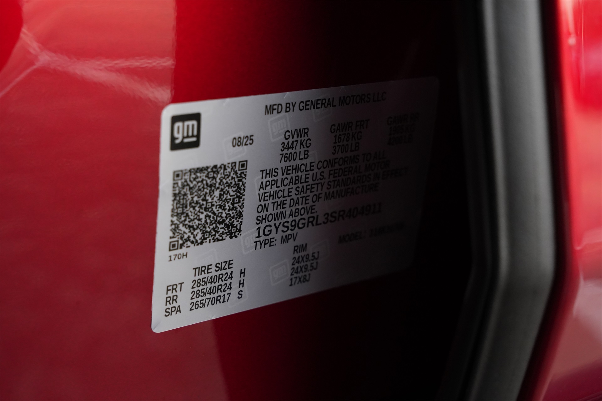 2025 Cadillac Escalade Sport Platinum Red at Bayway Cadillac Southwest