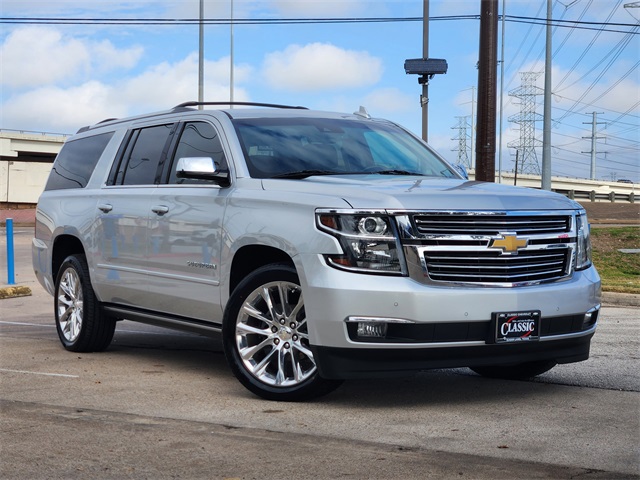 2019 Chevrolet Suburban Premier Silver at Central Houston Nissan