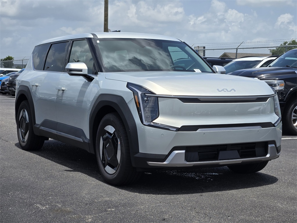 2026 Kia EV9 Light Silver at Parkway Family Mazda