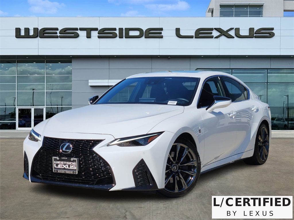 2023 Lexus IS 350 F SPORT White at Mac Haik CDJR North Houston