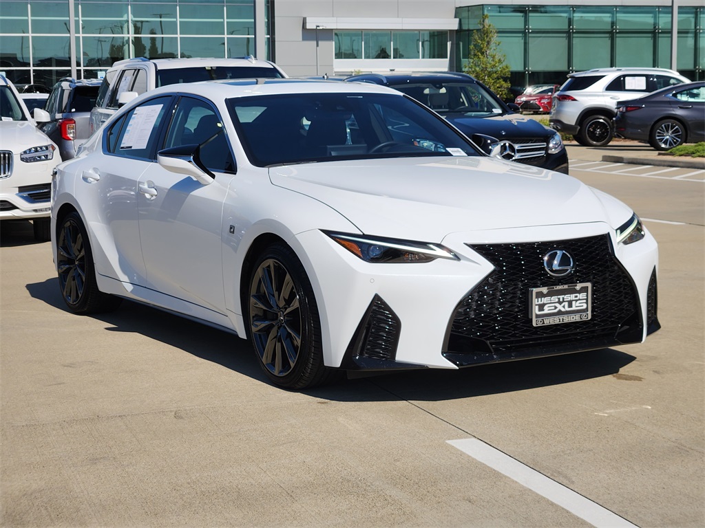 2023 Lexus IS 350 F SPORT White at Mac Haik CDJR North Houston
