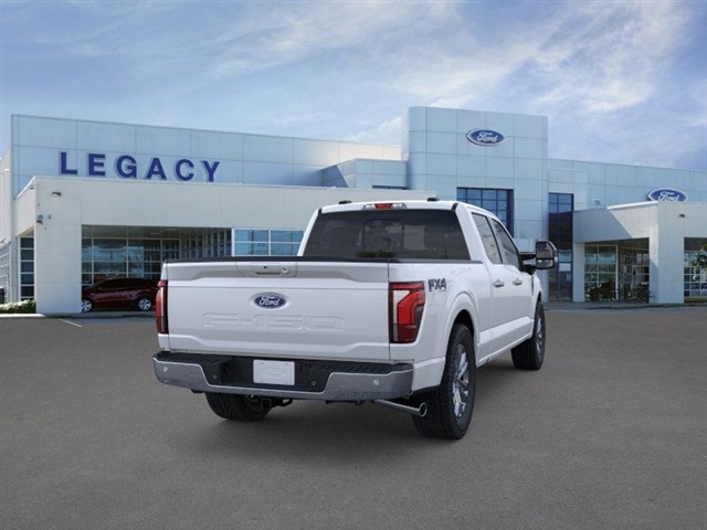 2025 Ford F-150 Lariat White at Classic Ford Galveston
