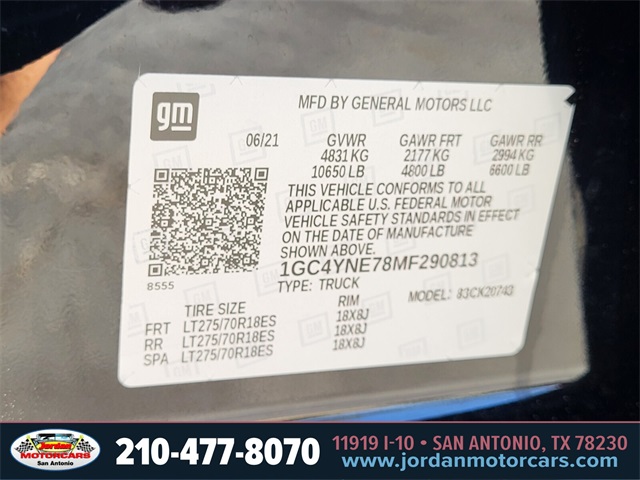 Used Car 2021 Chevrolet Silverado 2500hd  Lt For Sale Under $40,000 In San Antonio, Texas