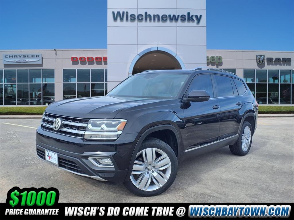 2019 Volkswagen Atlas SEL Black at River Oaks CDJR