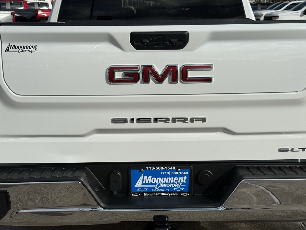 2024 GMC Sierra 1500 SLT White at Wharton Chevrolet GMC