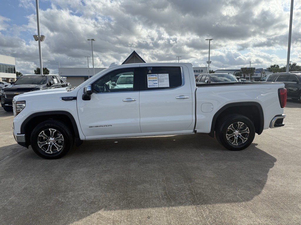 2024 GMC Sierra 1500 SLT White at Wharton Chevrolet GMC