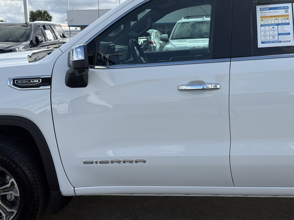 2024 GMC Sierra 1500 SLT White at Wharton Chevrolet GMC