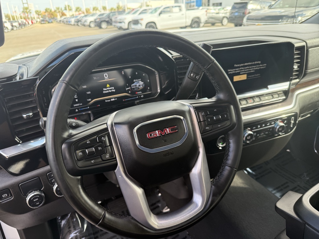 2024 GMC Sierra 1500 SLT White at Wharton Chevrolet GMC