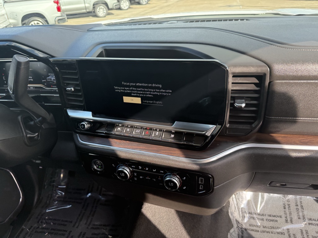 2024 GMC Sierra 1500 SLT White at Wharton Chevrolet GMC