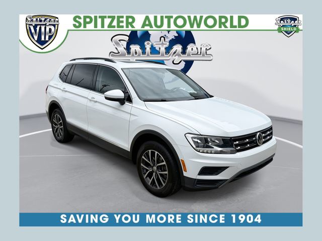 Pure White 2018 Volkswagen Tiguan SUV / Crossover All-Wheel Drive 8-Speed Automatic